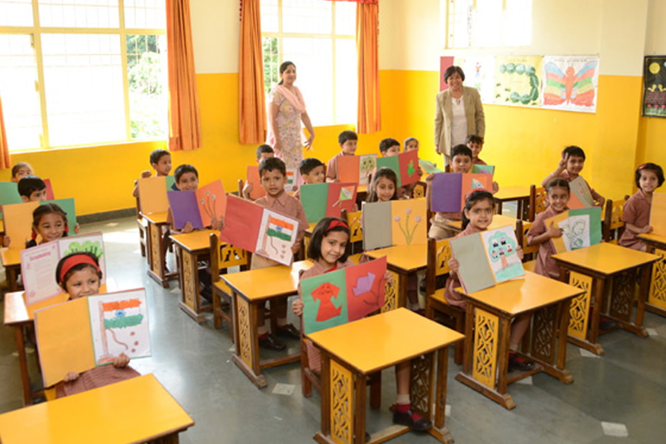 Doon International School Kids classroom